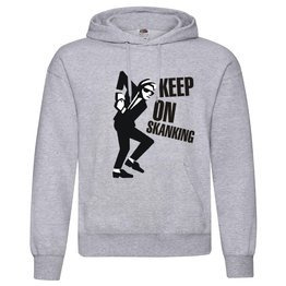 Keep On Skanking (szary melanż) (bluza)