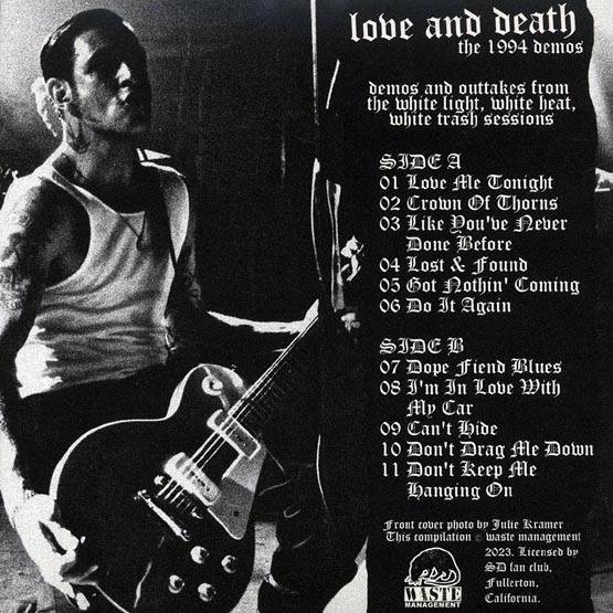 Love and Death: The 1994 Demos (LP, czarny winyl)