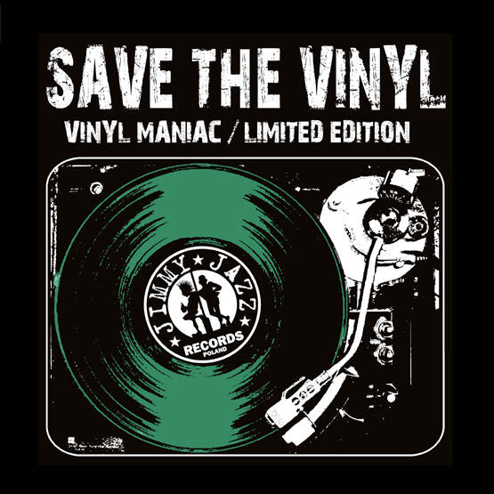 Save The Vinyl (bluza - zielony nadruk)