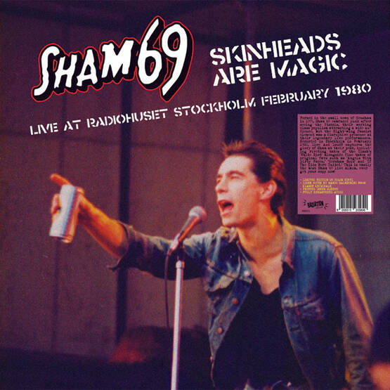 Skinheads Are Magic - Live in Stockholm 02/02/1980 (LP, kolorowy winyl)